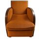 Pair of Art Deco club armchairs