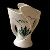Old vintage Corsican ceramic vase
