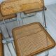 60s Vintage Plia Cane Folding Chair by Giancarlo Piretti - Anonima Castelli