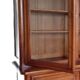Solid wood bookcase, Louis Philippe style bookcase in cherry wood