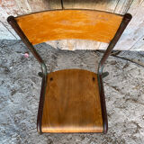 Vintage Chair in MULLCA Style Model 510 Metal + Wood #C950