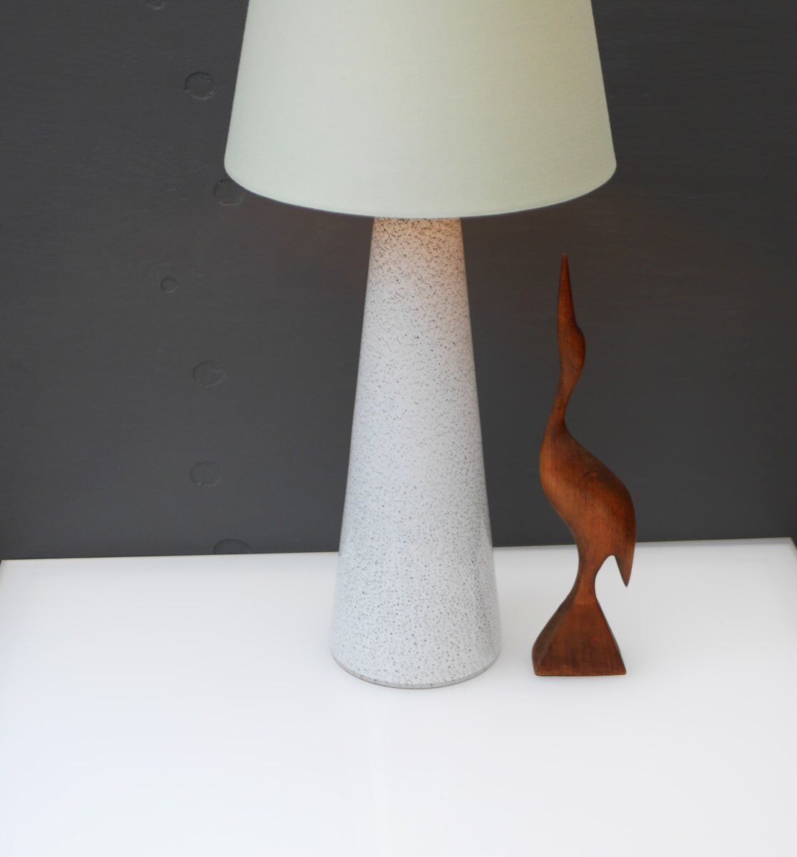 Art glass lamp by Bengt Orup for Hyllinge Glasbruk