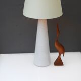 Art glass lamp by Bengt Orup for Hyllinge Glasbruk