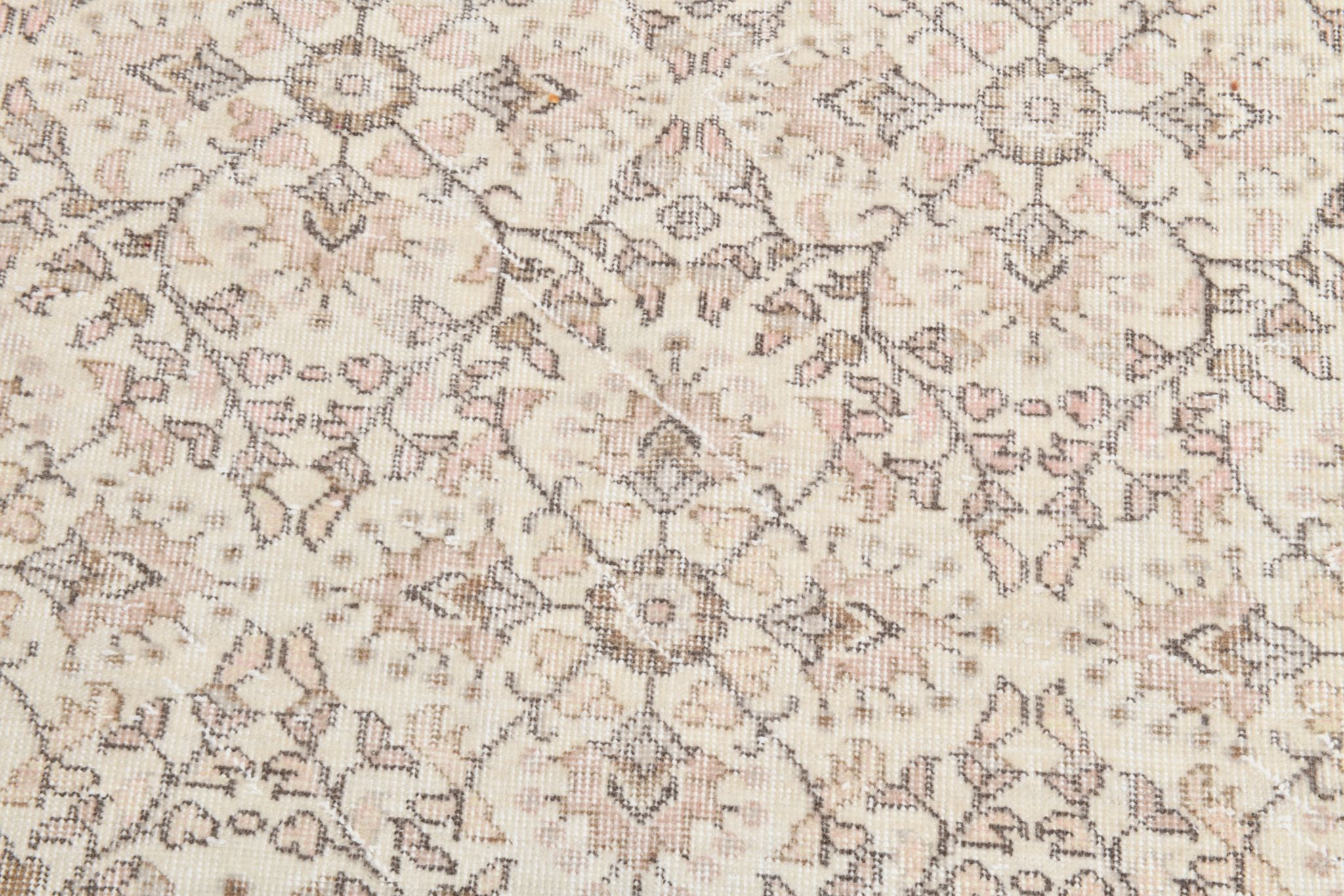 Tapis vintage bordé, 218x326cm