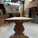 Monastery-style table in oak and elm