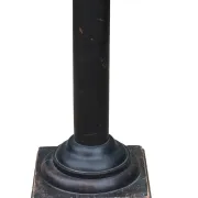 French black patinated pedestal with lived-in patina – circa 1880