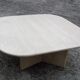 Table basse en travertin, années 1970