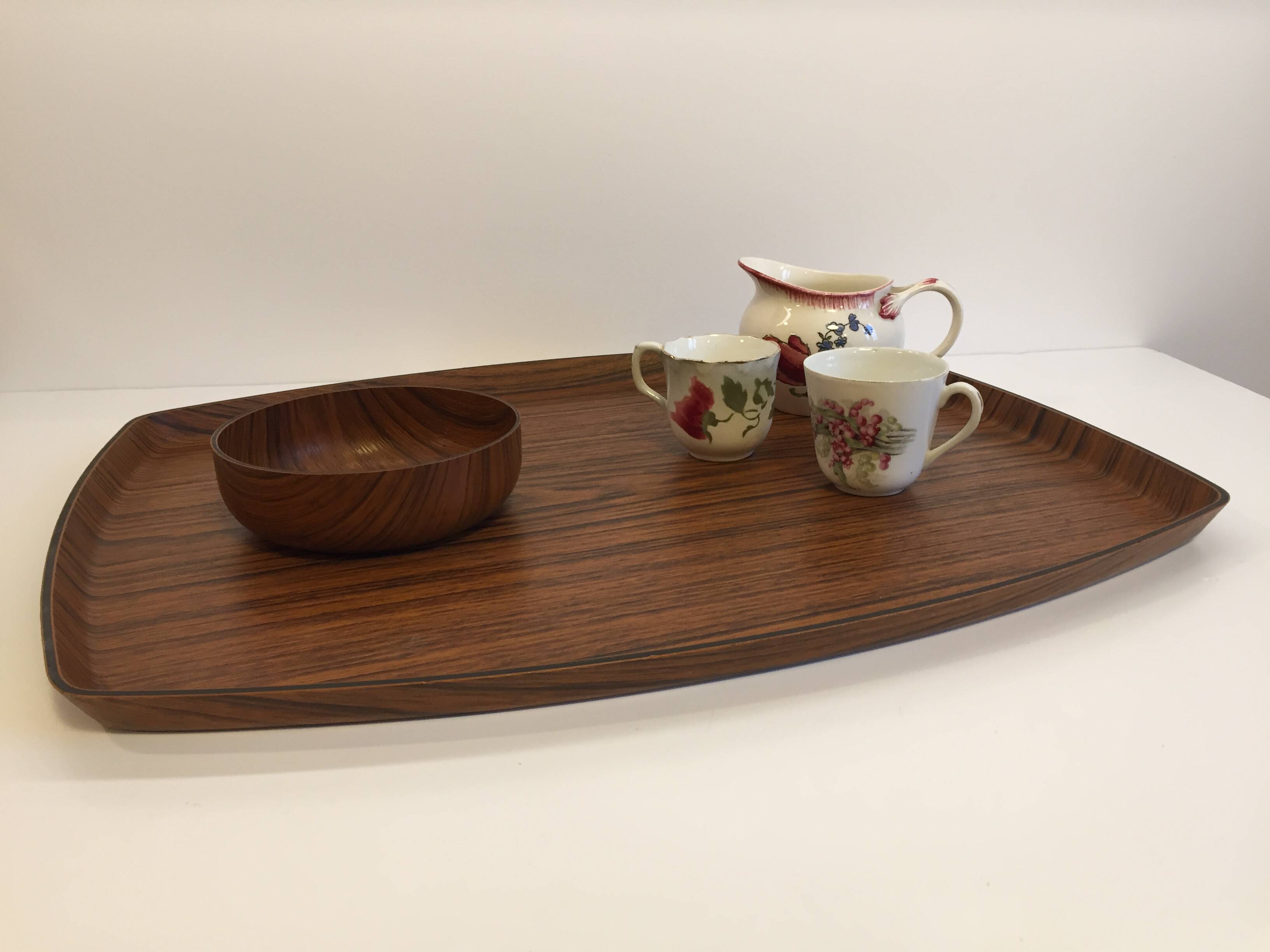 tray and cup by Capellio Italy vintage