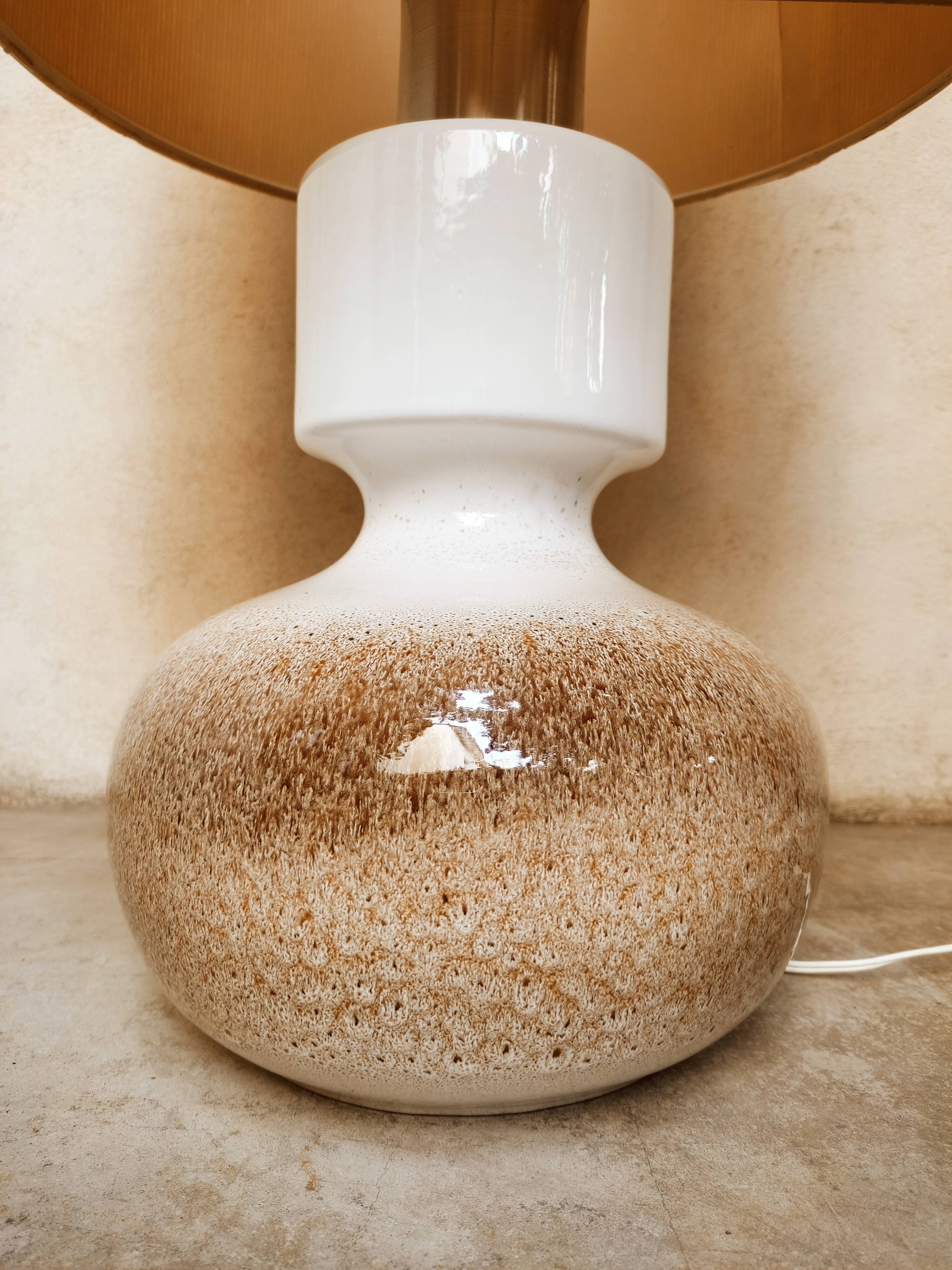 Ceramic floor lamp