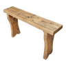 Table d'appoint banc vintage en bois