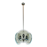 Vintage glass pendant lamp by Fontana Arte, 1970s.