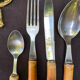 Bamboo tableware set