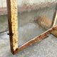 Workshop canopy from the early 20th century in cast iron (1 pane with a crack)