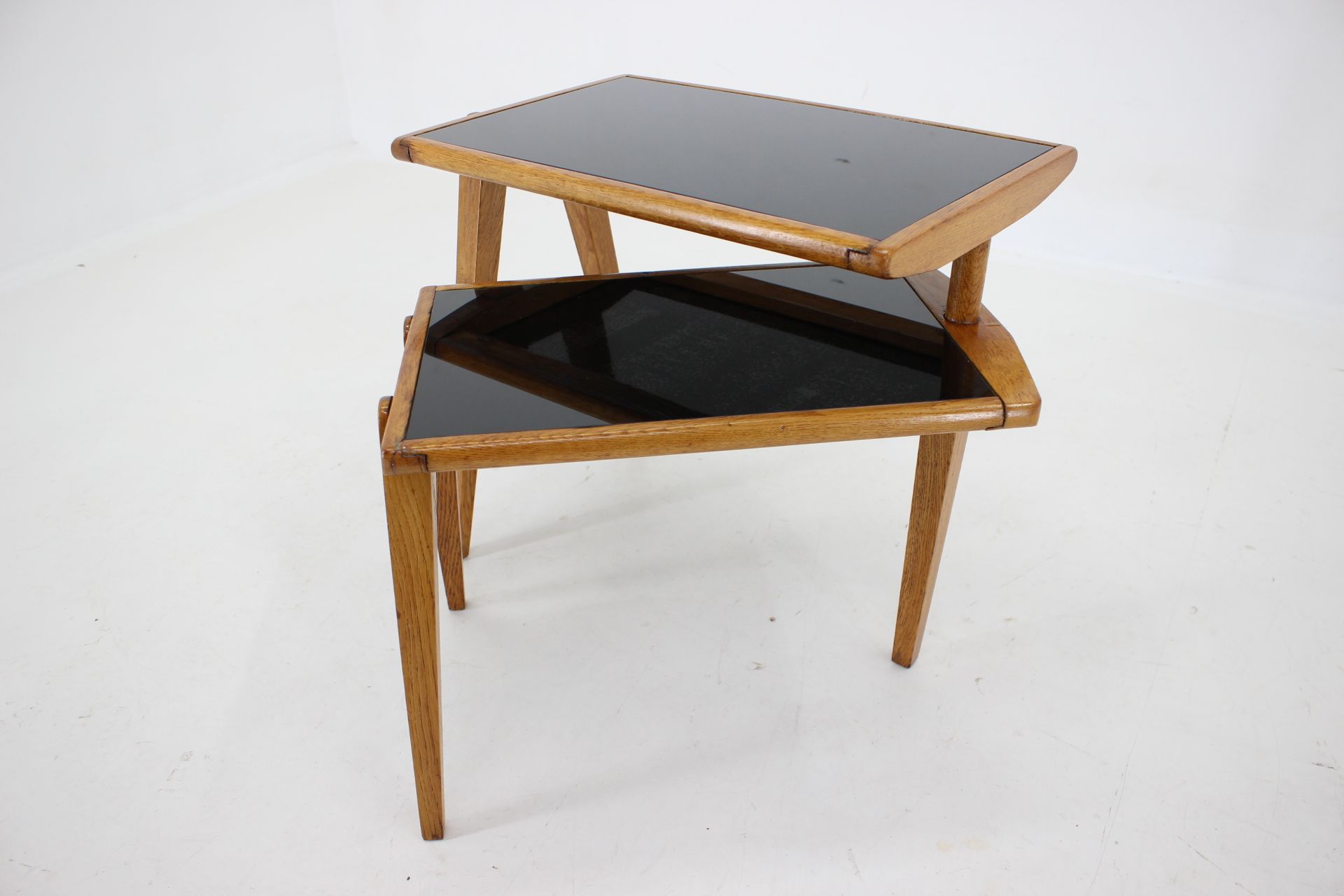 1960s Oak Side Table by Krasna Jizba ,Czechoslovakia