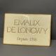 Longwy enamels, presentation plate