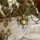 Flemish chandelier and two sconces