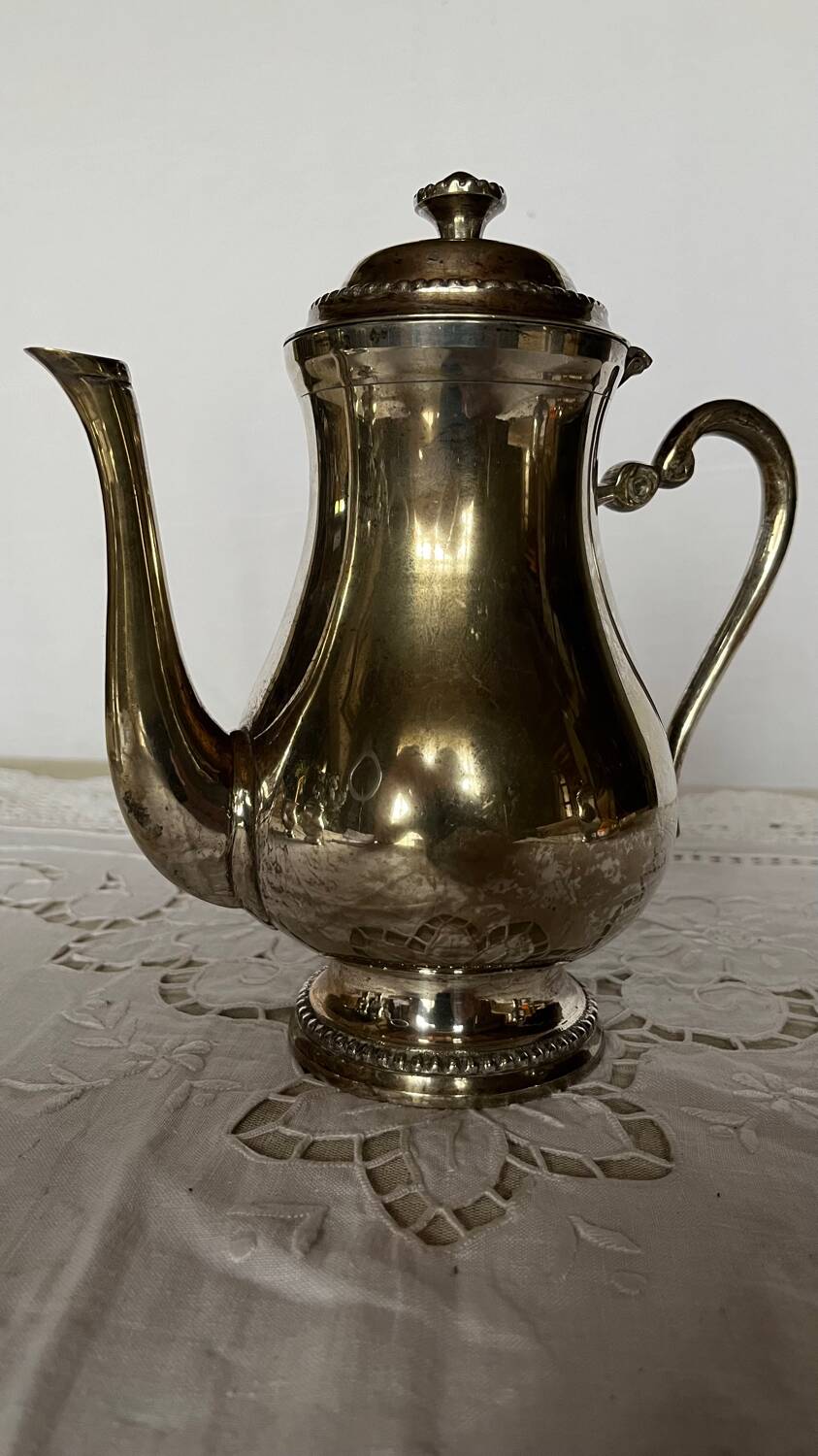 Old silver metal tea/coffee service