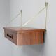 1960s teak shelf with drawer, Denmark