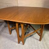 Teak flap table Scandinavian style