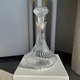 Vintage glass decanter in hot air balloon style H31 D18