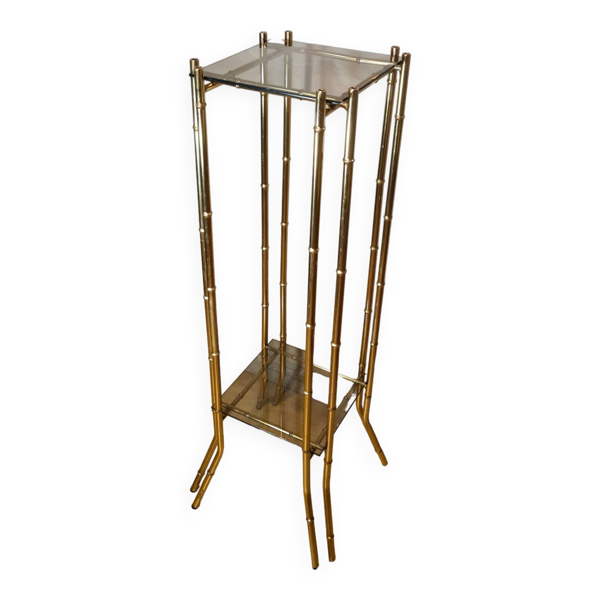 Chrome gold bamboo  28x38x89