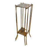 chrome or bamboo stool