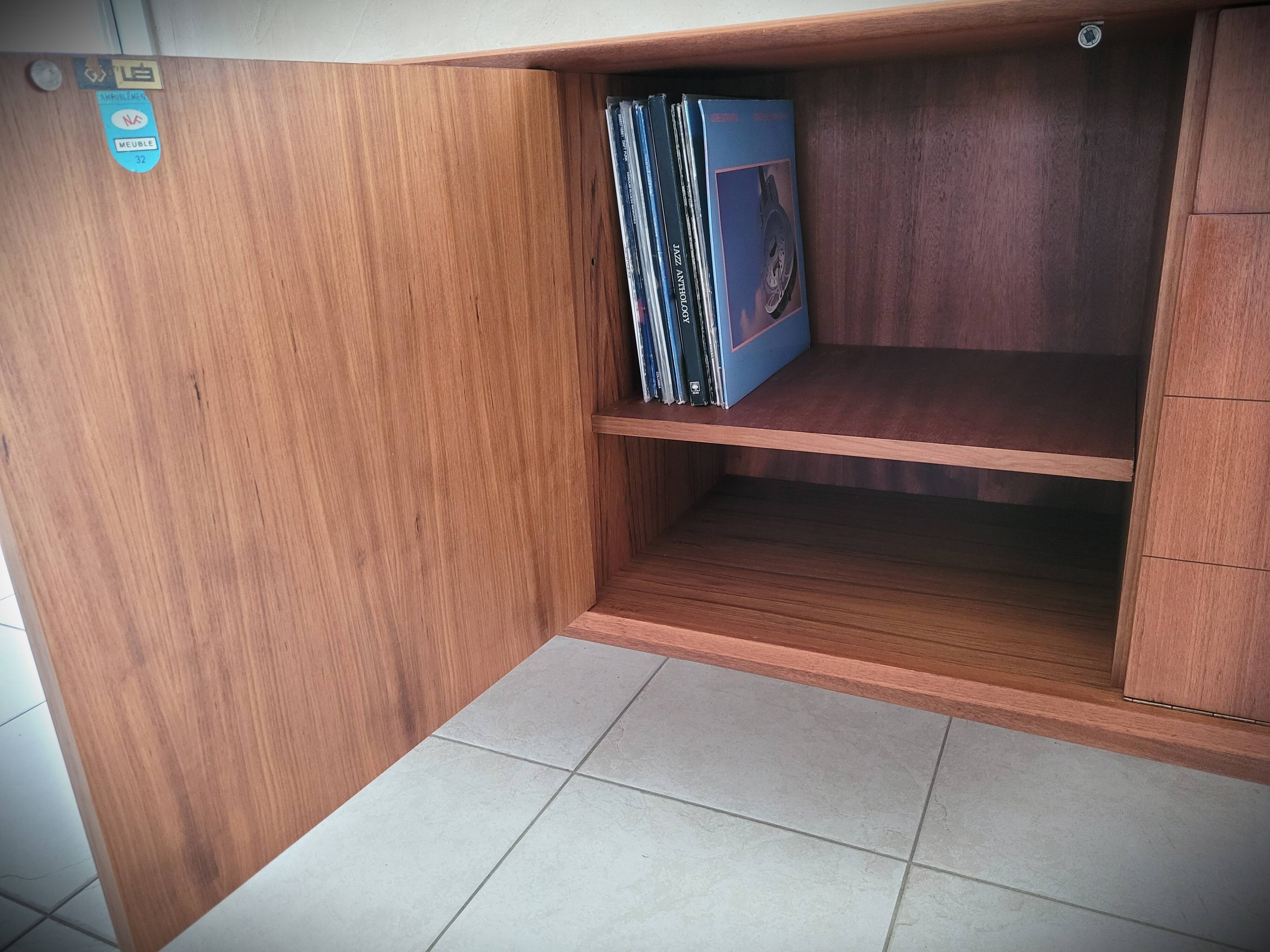 Scandinavian design teak sideboard LB France