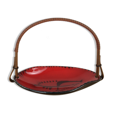 Empty pocket Elchinger ceramic black and red
