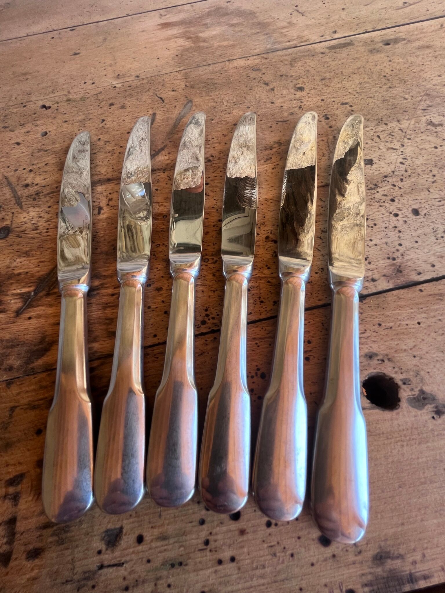 Set of 6 Guy Degrenne knives