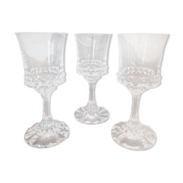 Verres en cristal début XXème