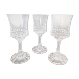 Crystal glasses early twentieth century