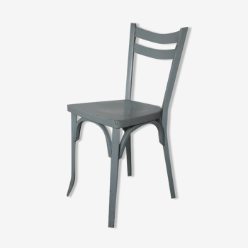 Chaise bistrot Baumann n°19 gris bleu