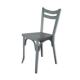 Chaise bistrot Baumann n°19 gris bleu
