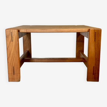 Solid elm coffee table 80s