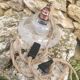 Lampe baladeuse globe vintage en verre
