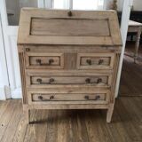 Pickled oak desk