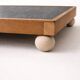 Table minimaliste bois et granit