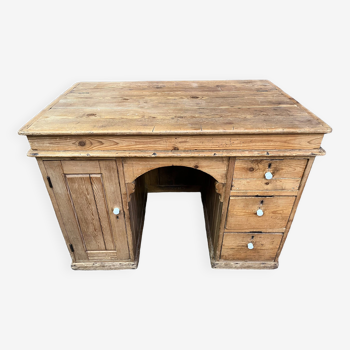 bureau anglais ancien en pin