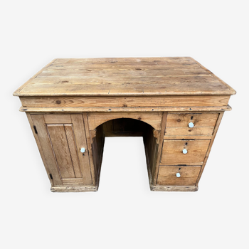 old English pine desk