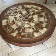 Table basse céramique design vintage années 60