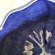 Large vintage soup tureen in glazed ultramarine ceramic