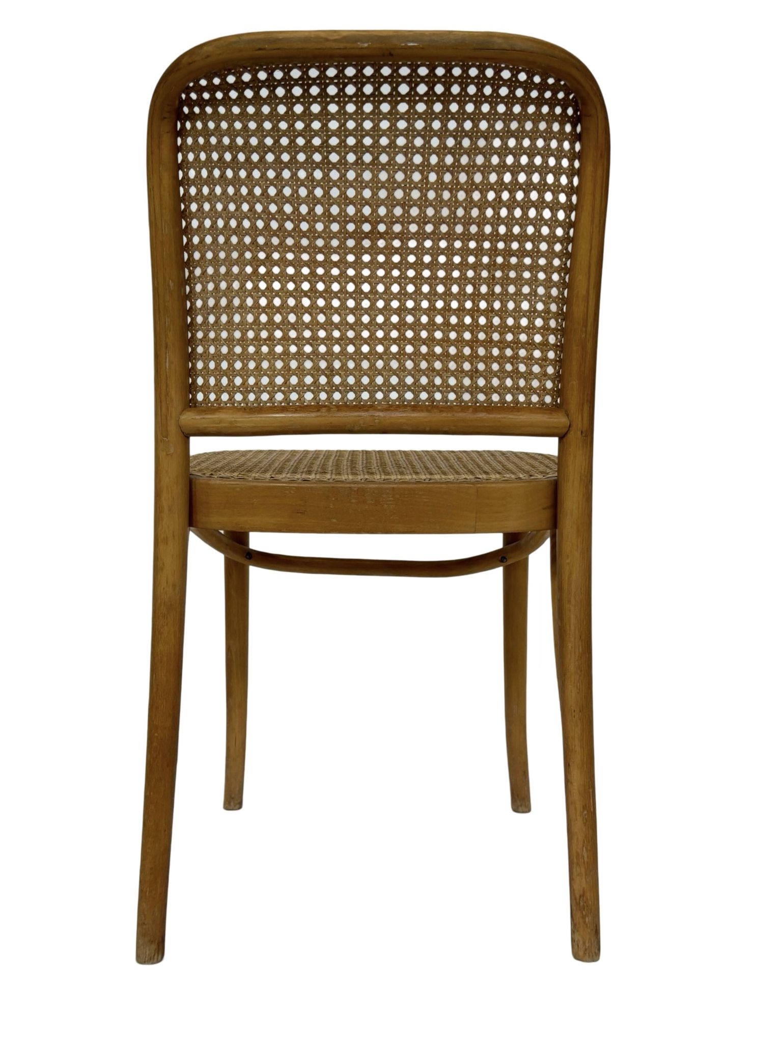 Ensemble de 4 chaises vintage Prague ou 811, FMG Pologne, Thonet Josef Hoffmann Design