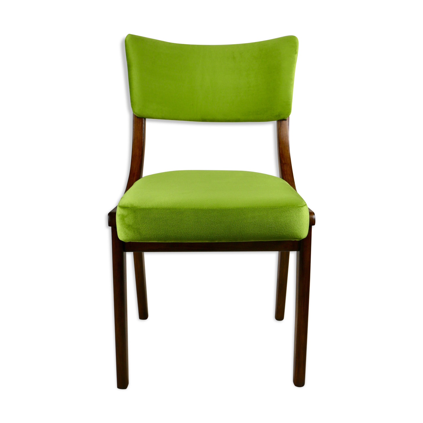 Chaise verte vintage