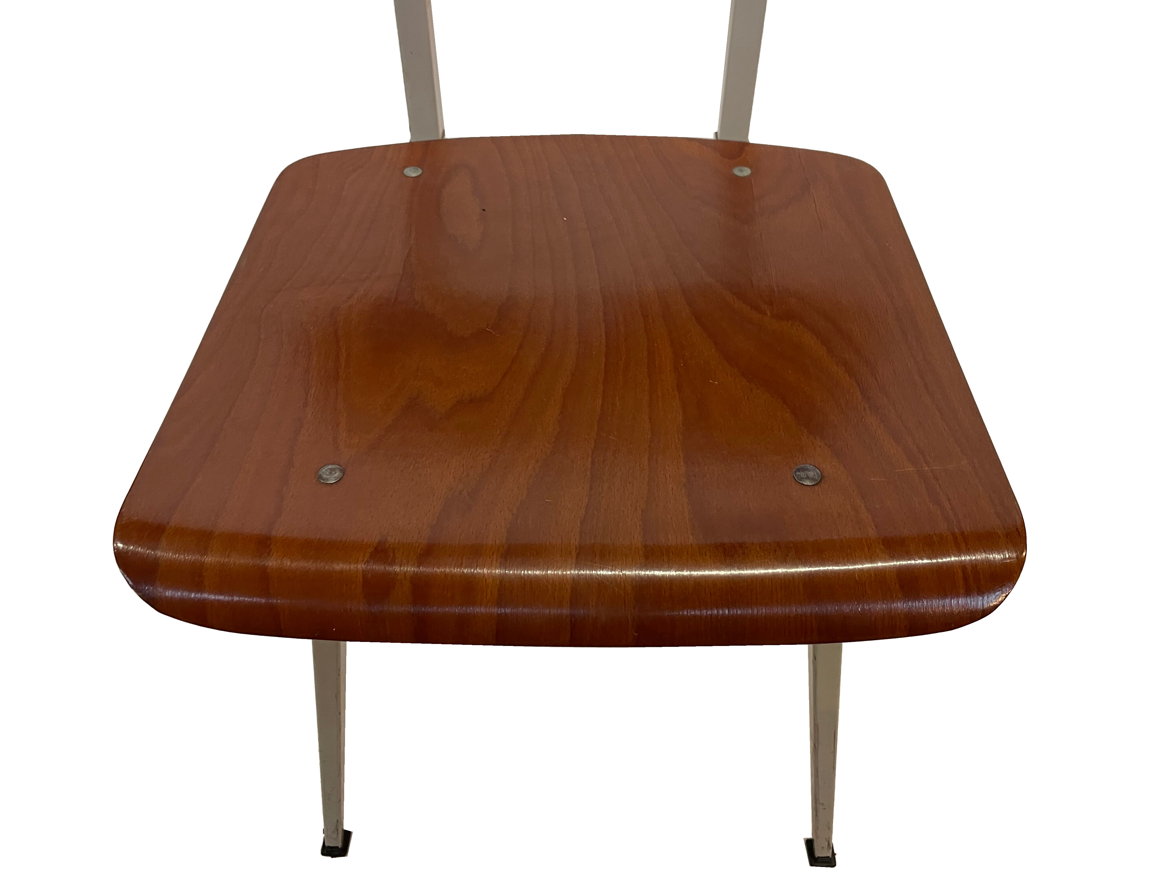 Industrial chair Galvanitas S16 Pagholz Netherlands 60's Design