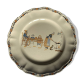 Assiette en faïence « Enfants Richard» Sarreguemines