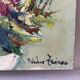 Flower bouquet oil on canvas
