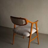 Scandinavian faux shearling chair | 1960s