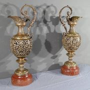 Paire d’aiguières en bronze, art nouveau – 1910