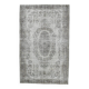 5x9 Gray & Black Oriental Vintage Rug 170x275Cm SK 6991