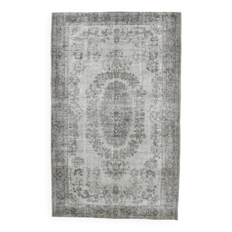 Tapis oriental vintage gris et noir 5x9 170x275 cm SK 6991